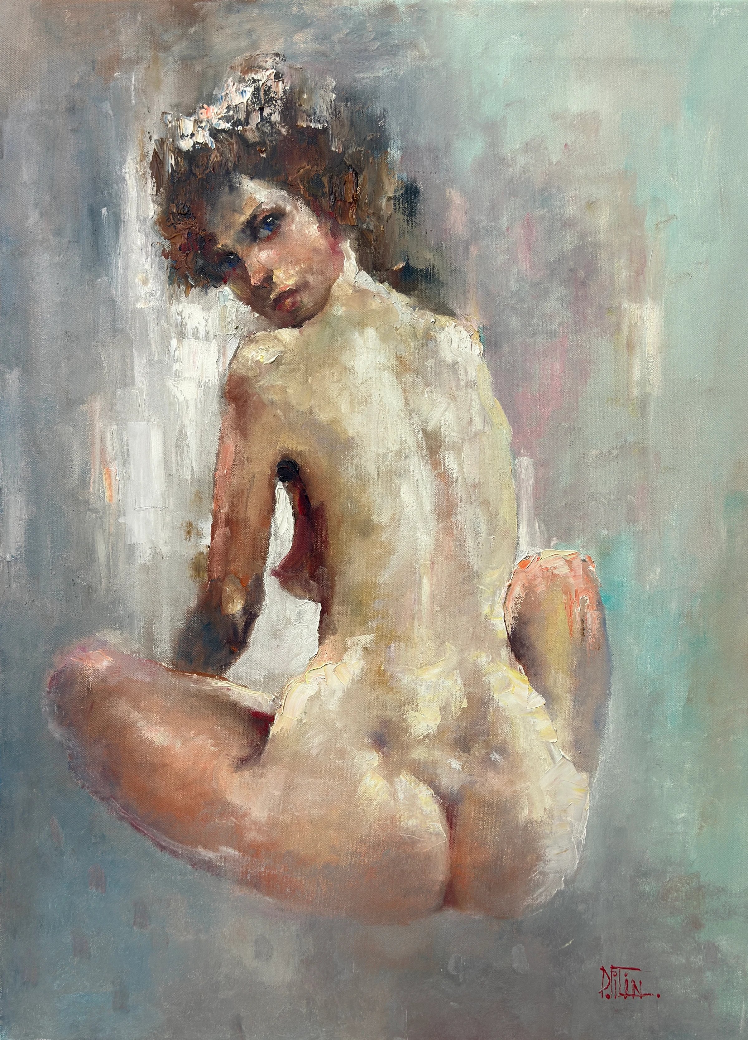 act 11 – oil painting by Pavel Filin