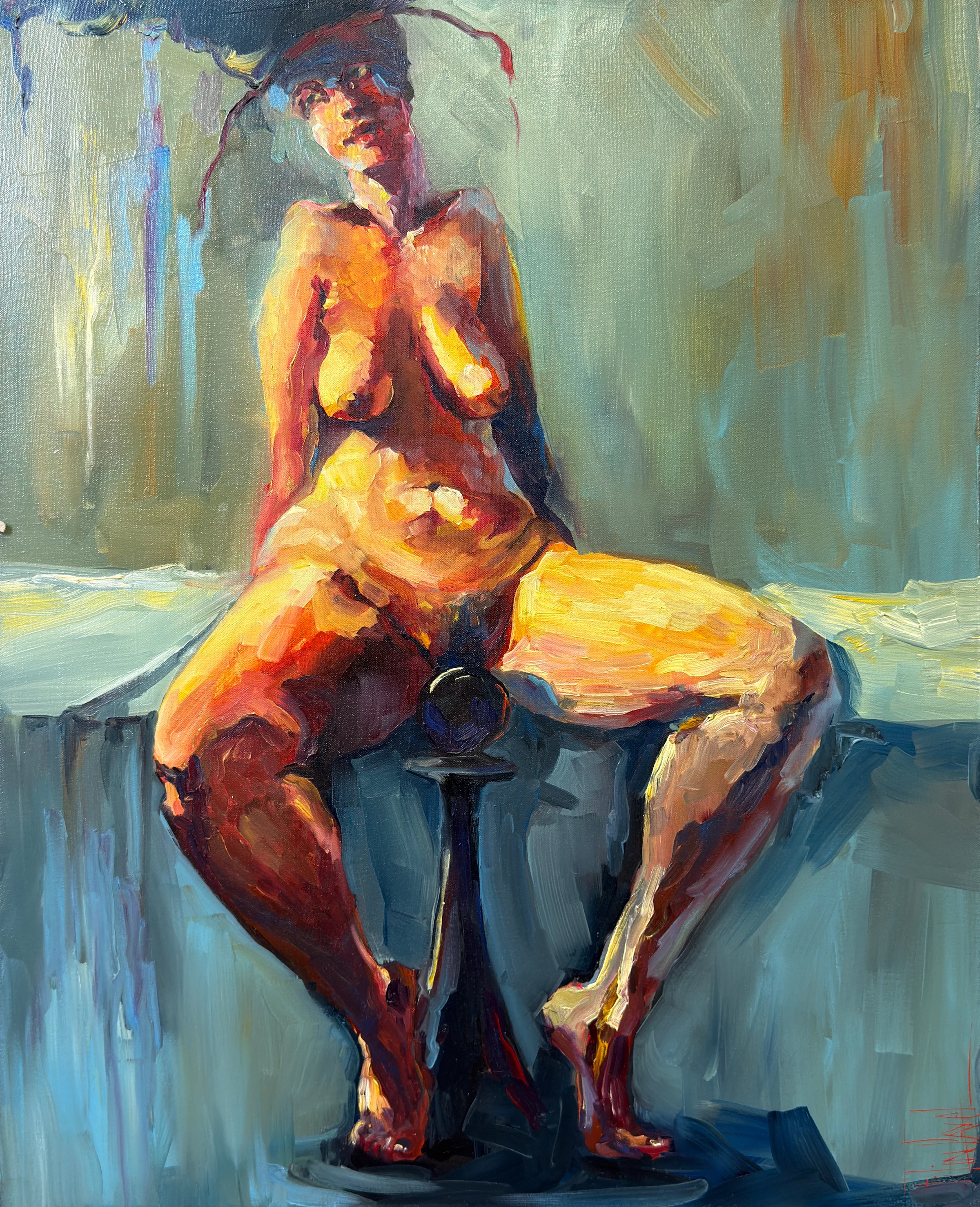 act 13 – oil painting by Pavel Filin