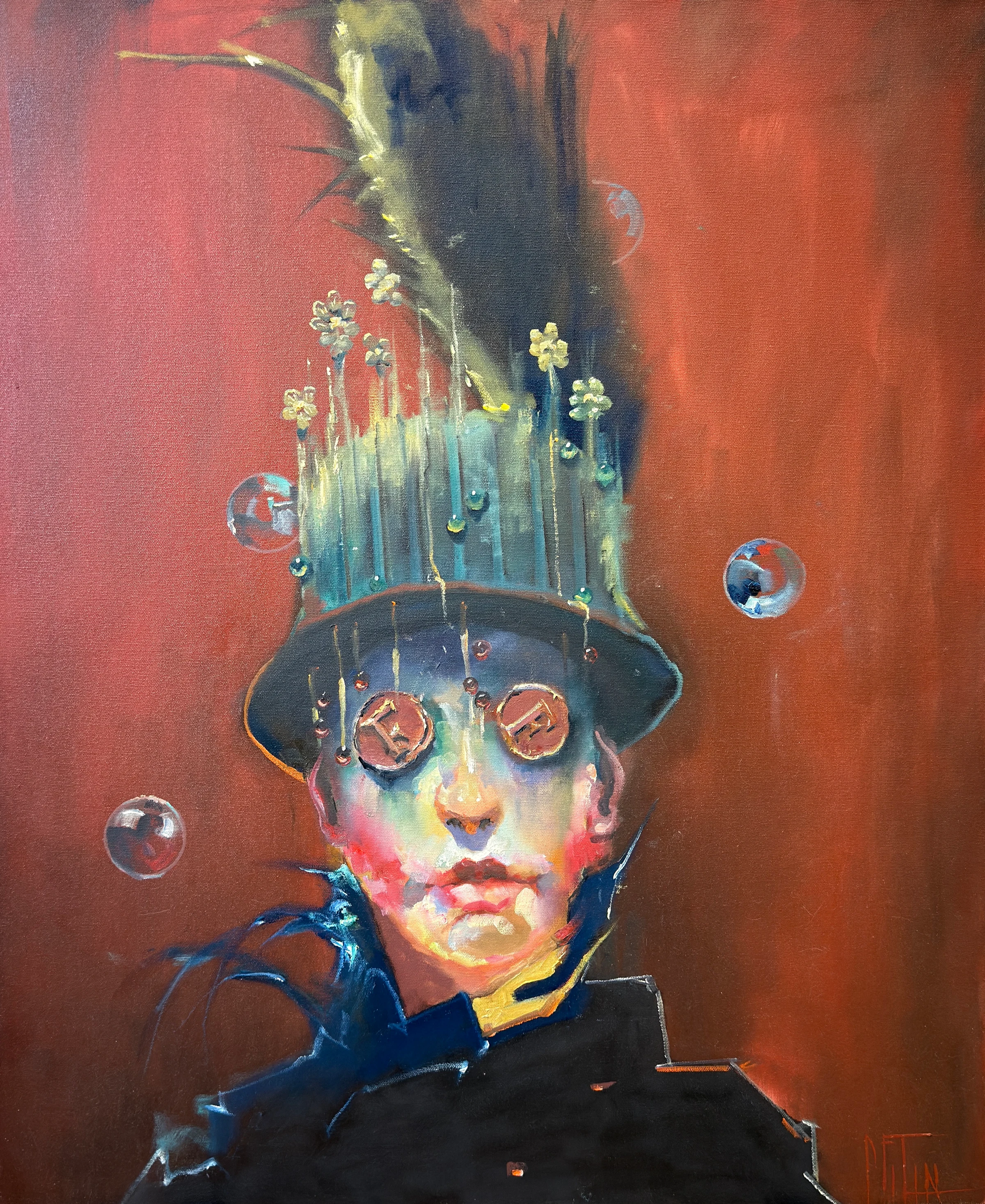 astrologer – oil painting by Pavel Filin
