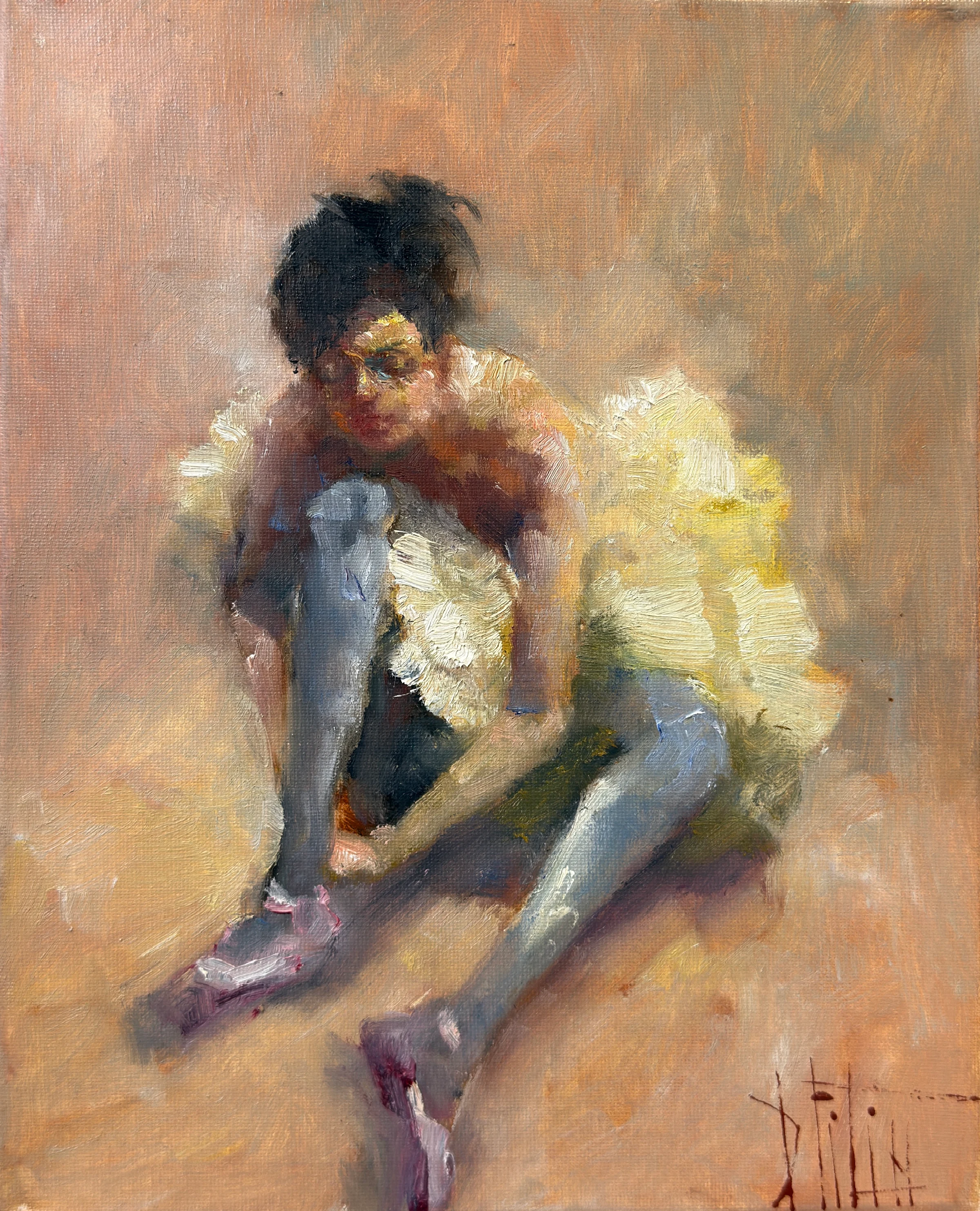 ballet 155 – oil painting by Pavel Filin