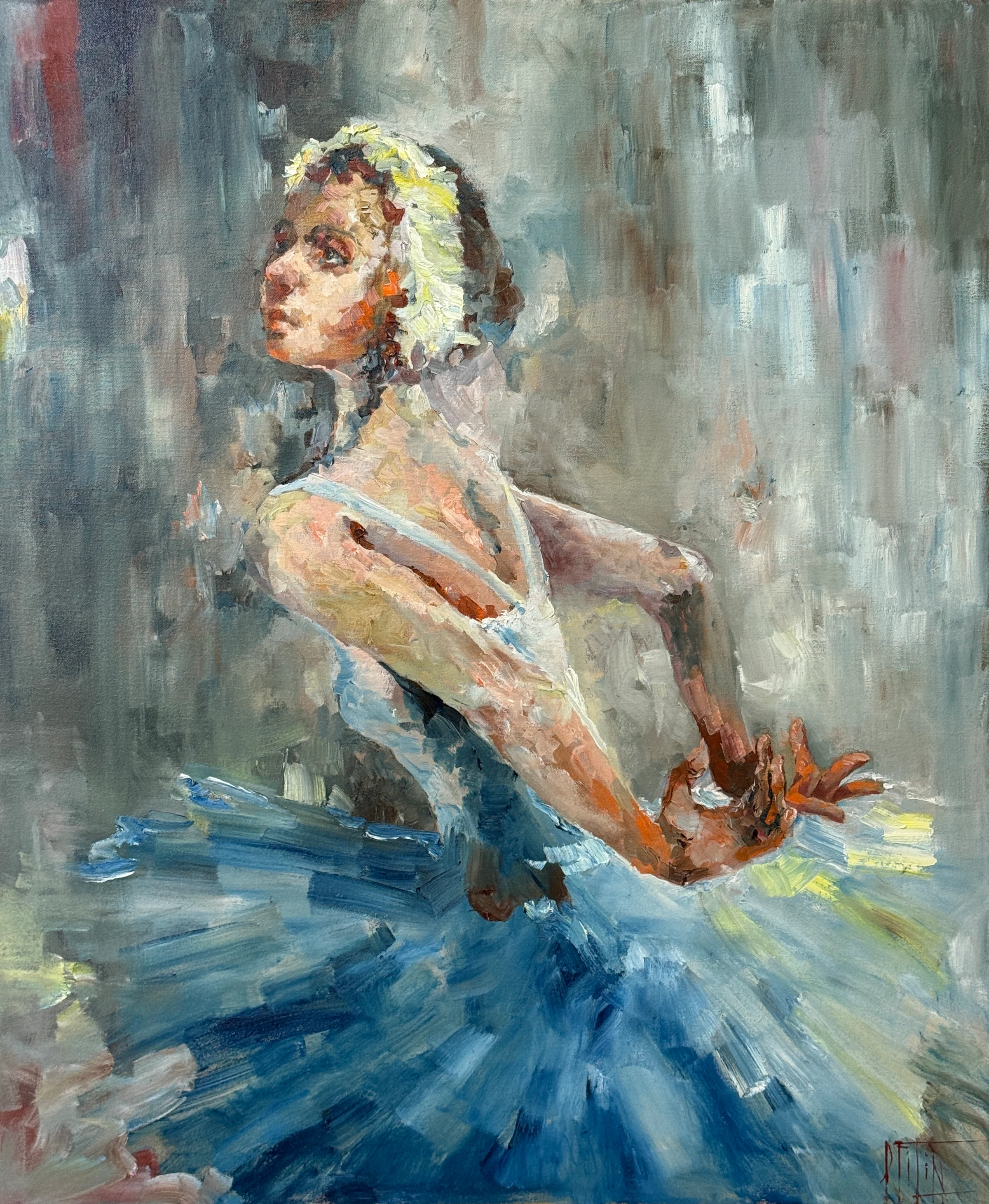 ballet 47 – oil painting by Pavel Filin