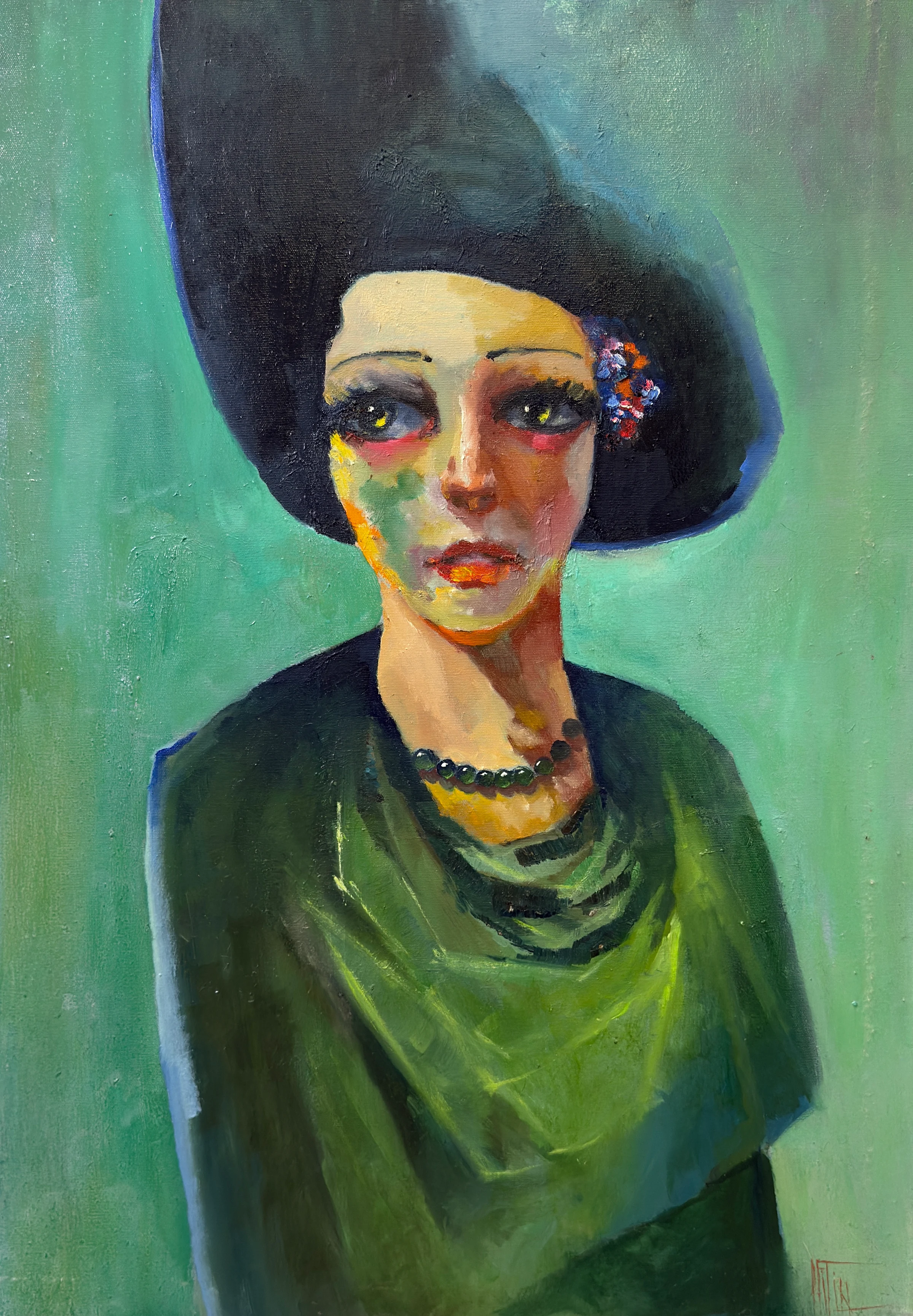 Kees Van Dogen – oil painting by Pavel Filin