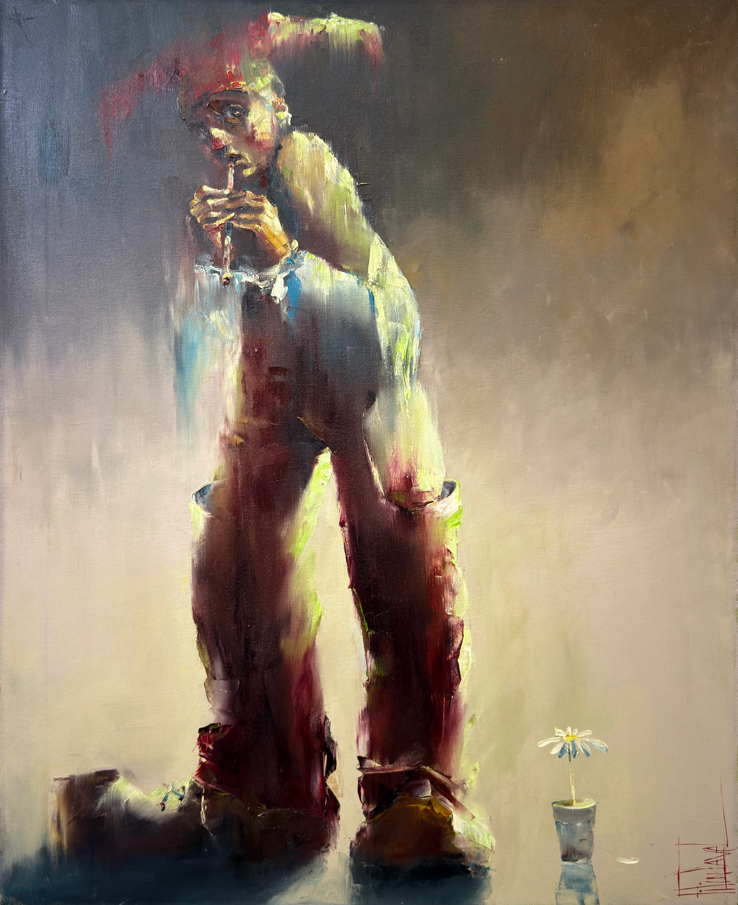 quiet melody – oil painting by Pavel Filin