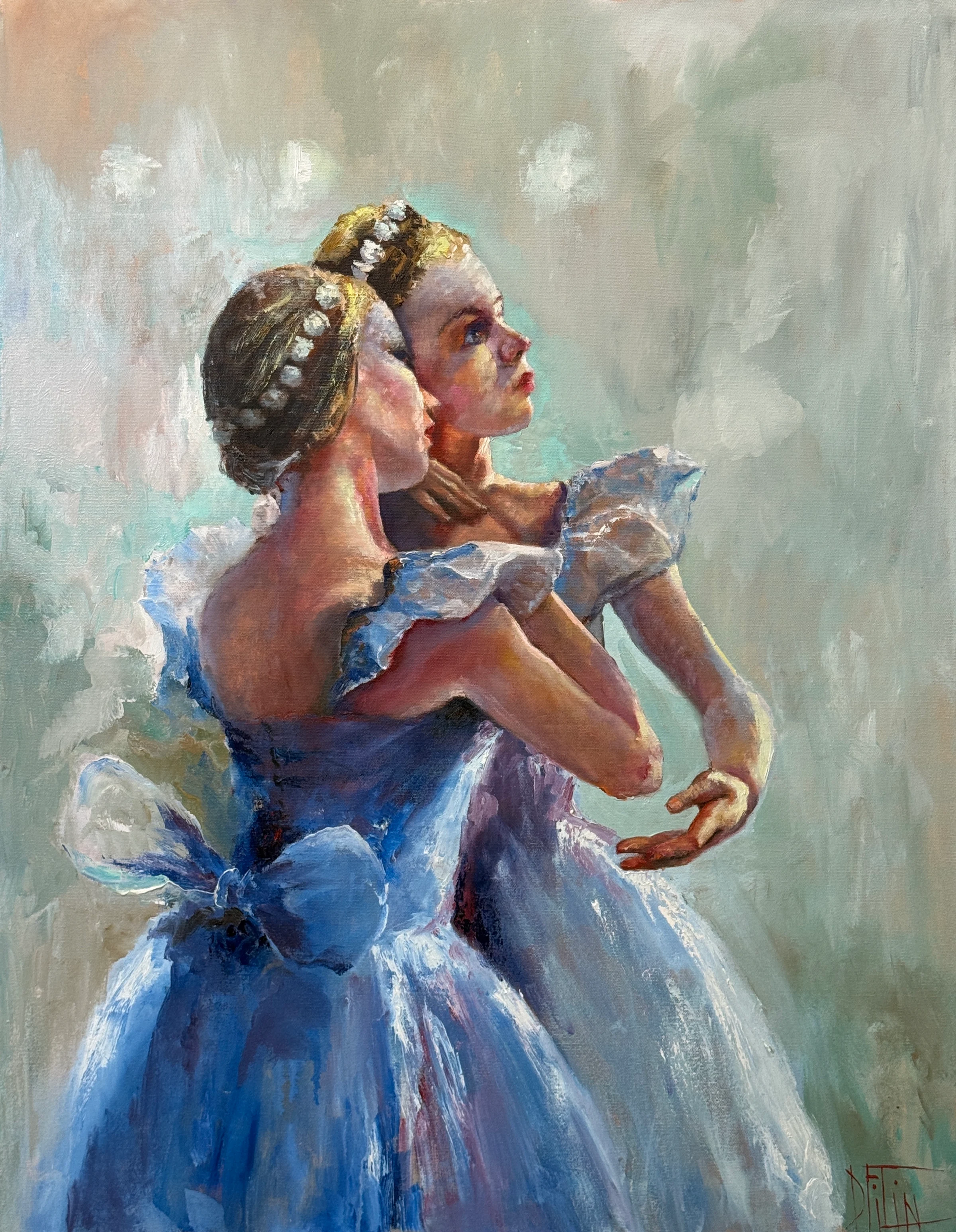 spotlight – oil painting by Pavel Filin
