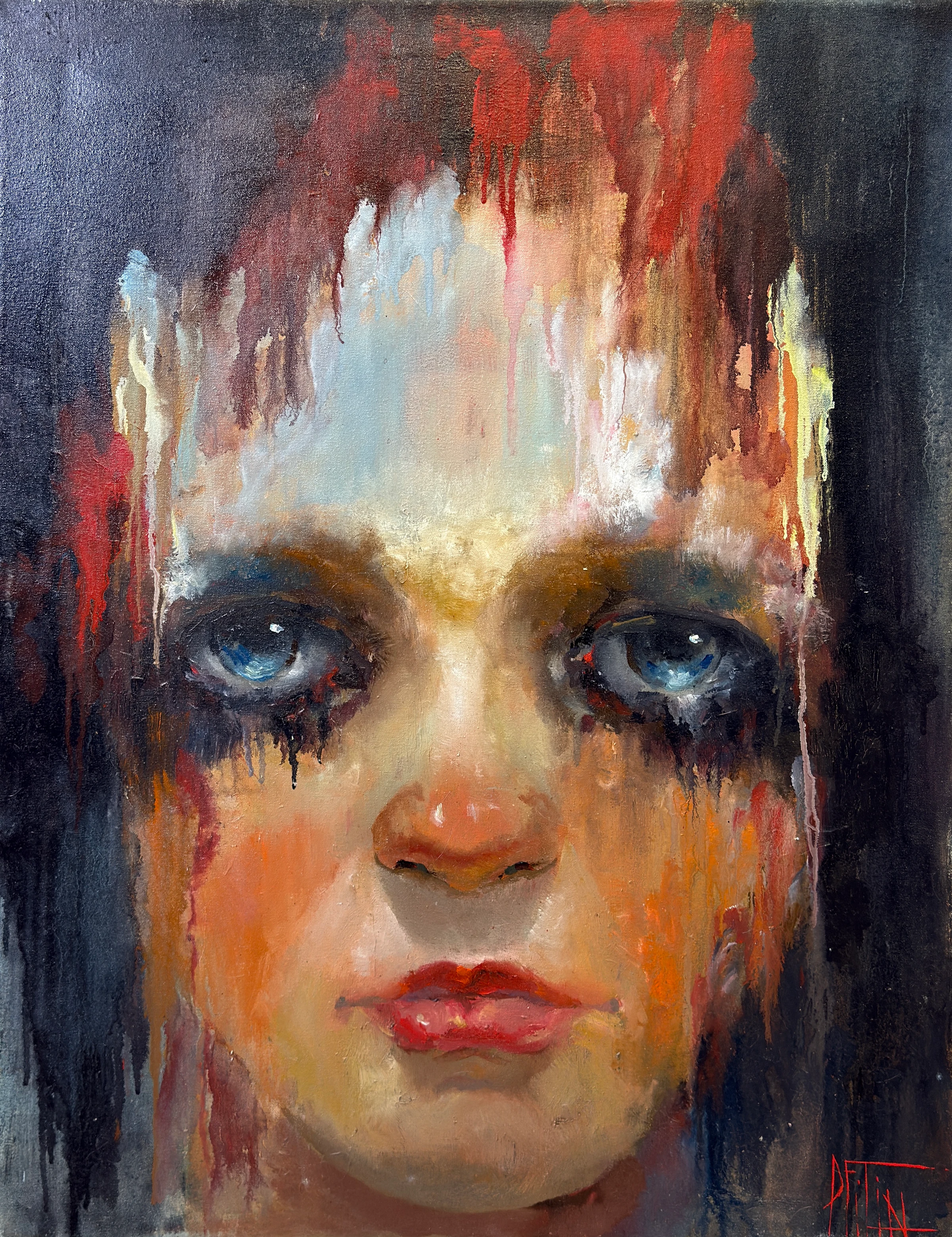 tears – oil painting by Pavel Filin