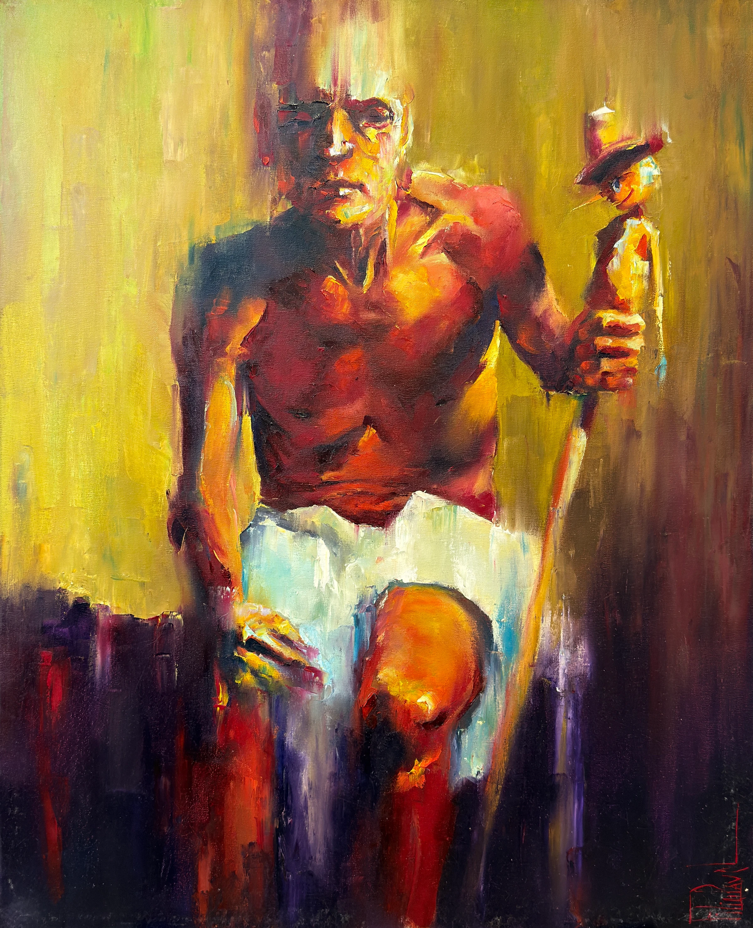 toy – oil painting by Pavel Filin