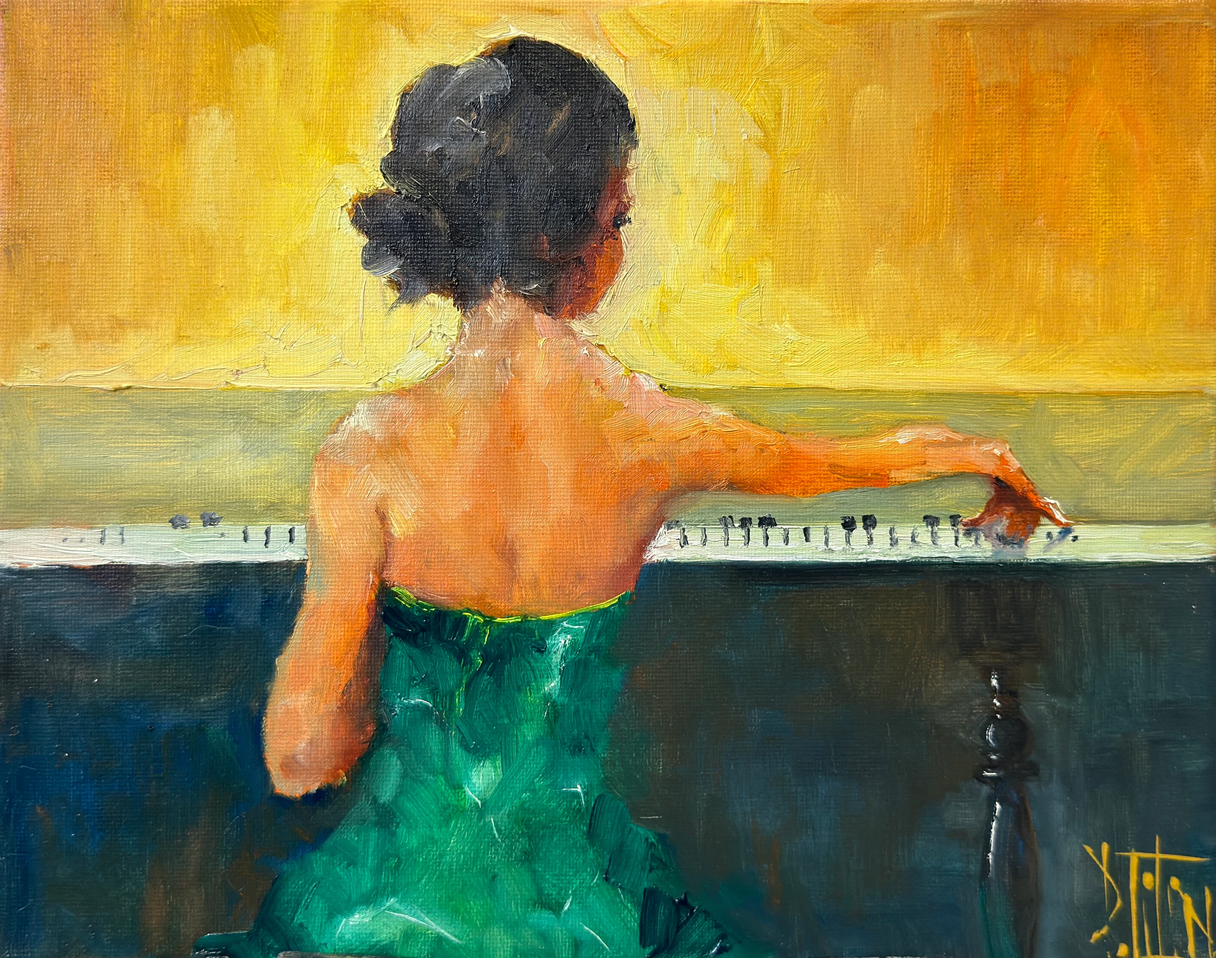 warm tones – oil painting by Pavel Filin